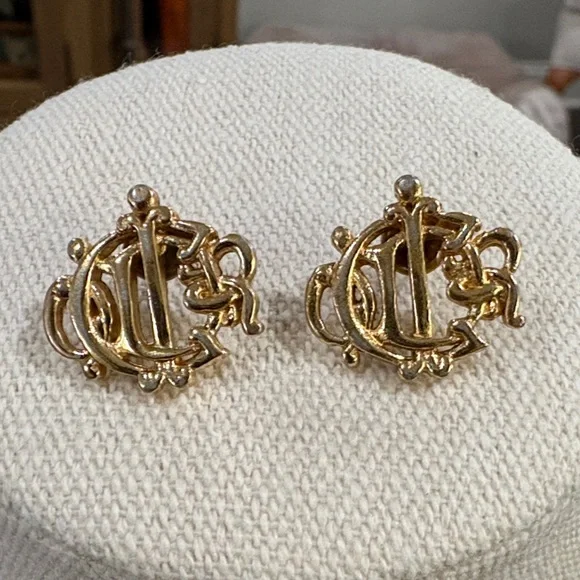 Dior Gold Necklace and Earring Set - Picture 3 of 12